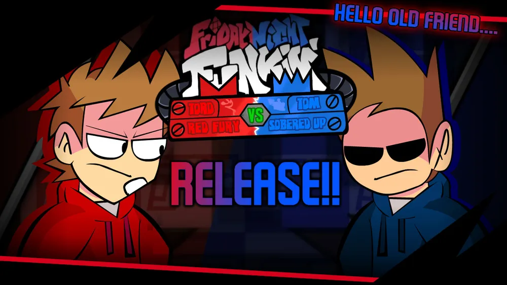 FNF Tord: Red Fury VS Tom: Sobered Up