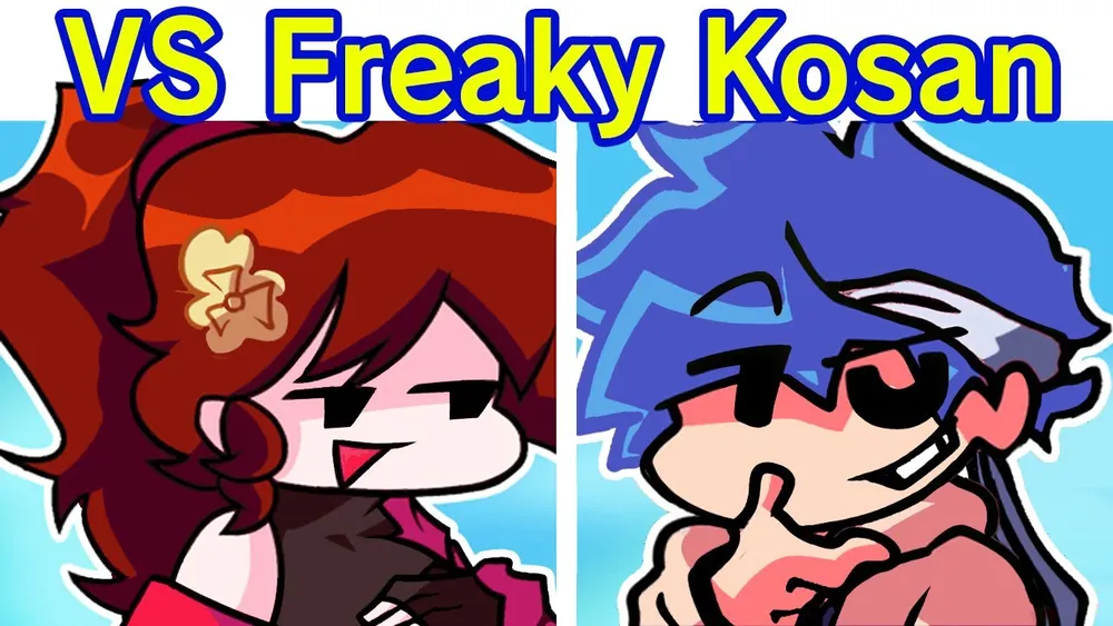 FNF: FreakyKosan | BF & GF Visits Indonesia