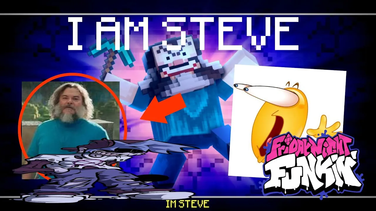 Friday Night Funkin’ I AM STEVE | Silly Billy Minecraft MIX