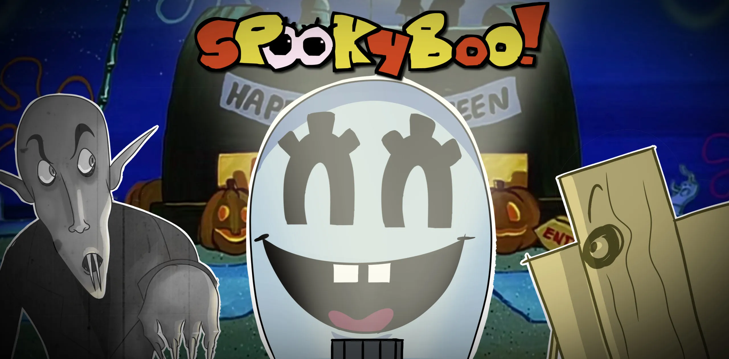 Friday Night Funkin’ Spookyboo (VS Spongebob Halloween Adventure)