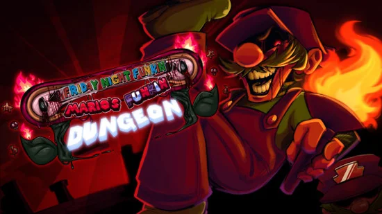 FNF Mario's Funkin Dungeon